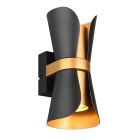 Aplique diseño negro, Suad, con interruptor