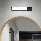 Aplique baño moderno negro, Bernou, 8W, 3000K LED, IP44