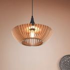 Lámpara colgante de madera marrón, Mirjan