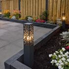 Lámpara exterior moderna antracita, Tobias, IP44