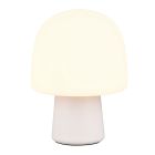 Lámpara de mesa moderna blanca, Marloek