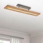 Plafón de techo de madera marrón, Deka, 27W, 3000K LED