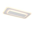 Plafón de techo moderno blanco, Ulrike, regulable en 3 pasos