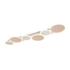 Plafón de techo moderno blanco, Vasiliki, regulable en 3 pasos