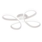 Lámpara de techo diseño blanca, Vikash, 25W, 4000K LED, regulable en 3 pasos