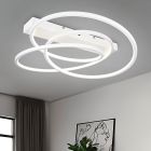 Plafón de techo diseño blanco, Teodore, 34W, white switch LED, regulable en 3 pasos