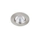 Foco empotrable baño moderno níquel, Iman, 5W, 3000K LED, IP65