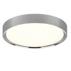 Lámpara de techo baño de plástico cromada, Evelina, 18W, 3000K LED, IP44