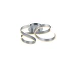 Plafón de techo moderno plateado, Davu, 40W, 3000K LED