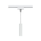 Adaptador de suspensión para focos de riel difasico, blanco