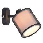 Foco de pared moderno antracita, Mirle