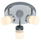 Foco techo baño moderno cromado, Nelis, IP44