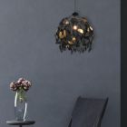 Lámpara colgante retro negra, Urwa