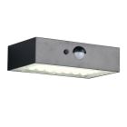 Aplique solar exterior moderno negro, Numan, IP65