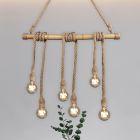 Lámpara colgante de madera marrón, Joaquin