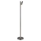 Lámpara de pie recargable moderna níquel, Peniguet, 3W, ajustable entre luz blanco cálido y frío LED, con regulador táctil
