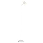 Lámpara de pie moderna blanca, Rahul, 4,5W, 3000K LED, con interruptor