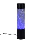 Lámpara de mesa moderna negra, Umar, 1W, RGB LED, con interruptor