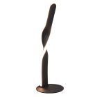 Lámpara de mesa diseño negra, Quirinus, 10W, 4000K LED, con interruptor