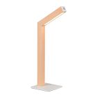 Lámpara de mesa recargable moderna madera, Reijer, 2W, 3000K LED, con regulador táctil