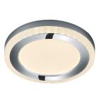 Plafón de techo moderno blanco, Oba, 16W, RGBW LED, con mando a distancia