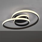 Plafón de techo moderno blanco, Jonny, 18,5W, 4000K LED, regulable en 3 pasos