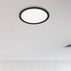 Lámpara de techo baño moderna blanca, Gistrup, 24W, 3000K LED, IP44