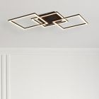 Plafón de techo moderno negro, Margaux, 31W, 3000K LED