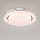 Plafón de techo moderno blanco, Alpha, 18W, ajustable entre luz blanco cálido y frío LED, con mando a distancia