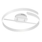 Plafón de techo diseño blanco, Resy, 37W, 4000K LED, regulable en 3 pasos
