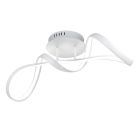 Lámpara de techo diseño blanca, Renso, 28W, 4000K LED, regulable en 3 pasos