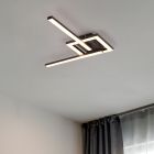 Lámpara de techo diseño negra, Mahad, 17W, 3000K LED