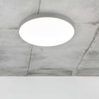 Plafón de techo de plástico gris, Sharde, 18W, 4000K LED, IP44