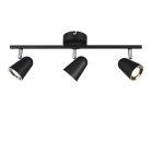 Foco de techo moderno negro, Taj, 3W, 3000K LED