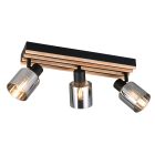 Foco de techo moderno negro, Steije