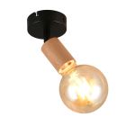 Foco de techo vintage marrón, Rihab