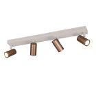 Foco de techo moderno marrón, Suradj