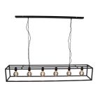 Lámpara colgante negra industrial, Redox