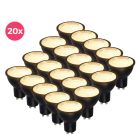 20 pack negro regulable gu10 LED punto antonie 5 vatios 2700k blanco caliente