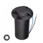 Foco suelo exterior negro moderno, Marcus, 1W, 3000K LED, IP67