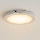 Lámpara de techo con sensor blanca de plástico, Luan, 20W, 3000K LED