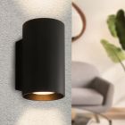 Aplique up down negro moderno, Sandy