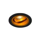 Foco empotrable dorado moderno, Bredal