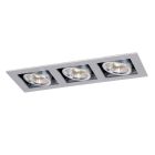 Foco empotrable cromado de aluminio, Chimney