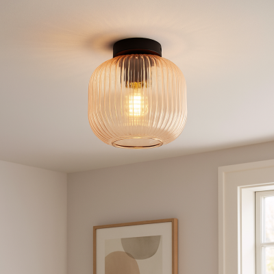 Lámpara de techo rosa diseño, Charlois