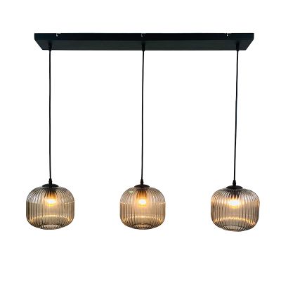 Lámpara colgante gris retro, Charlois