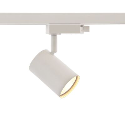 Foco de carril monofásico blanco moderno, Elena