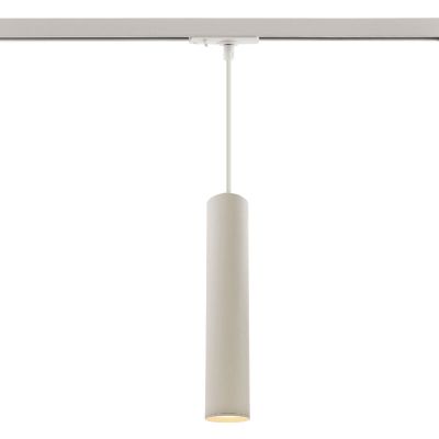 Foco de carril monofásico blanco moderno, Nadi