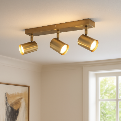 Foco de techo bronce moderno, Elena