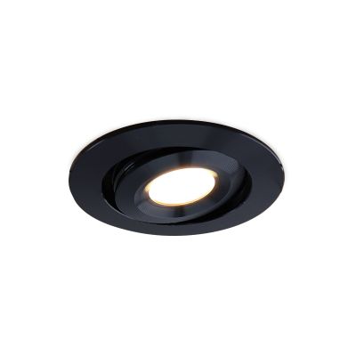 Rona foco empotrable orientable para porche, IP44, regulable, negro